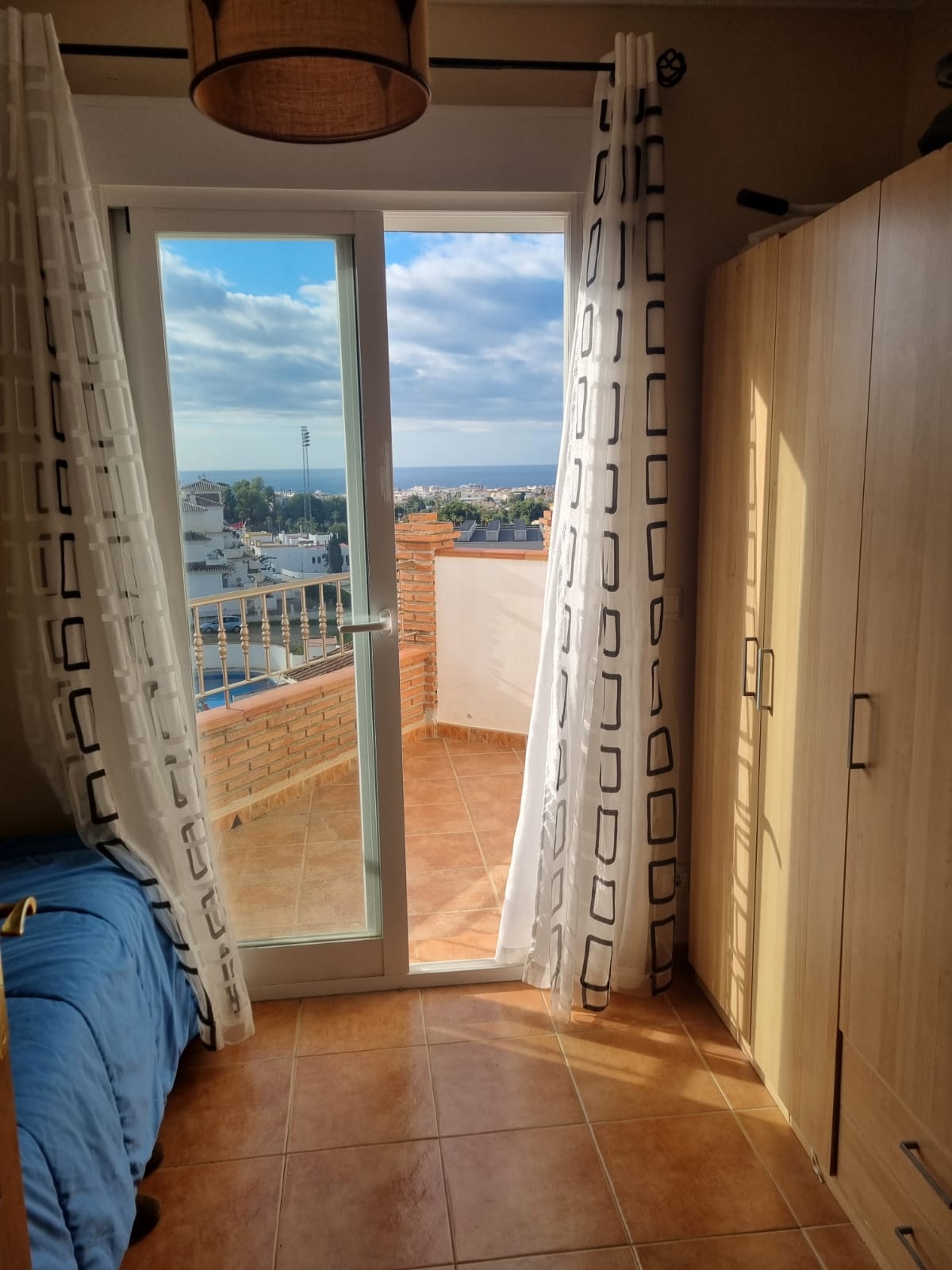 terraza con vistas al Mar